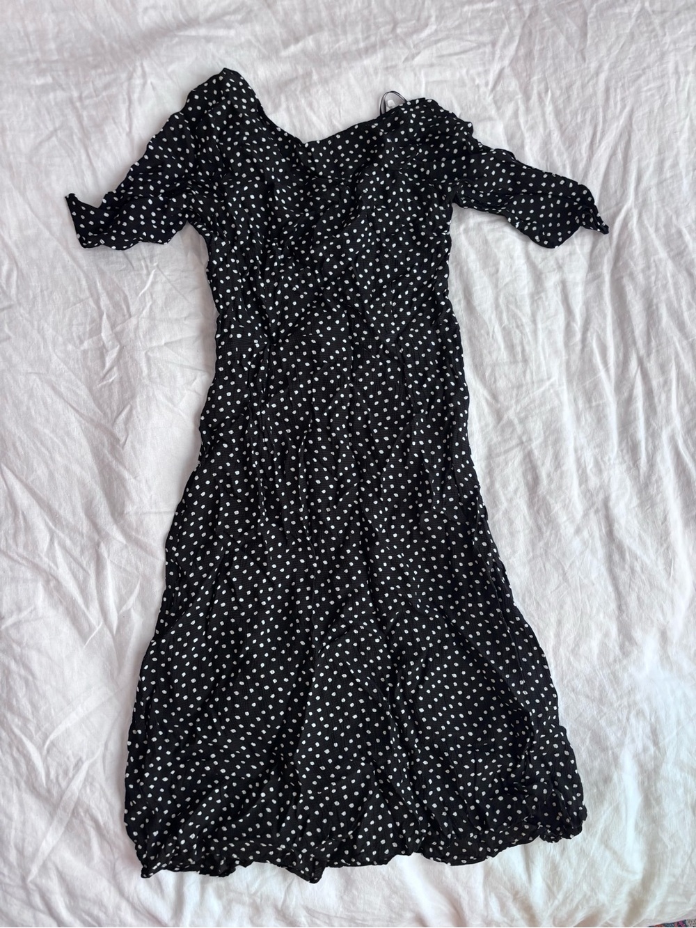 Anthropologie polka dot dress